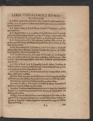 Libri Theologici Romanensium.