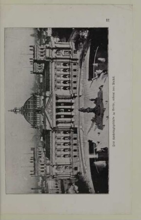 Das Reichstagsgebäude zu Berlin, erbaut von Wallot