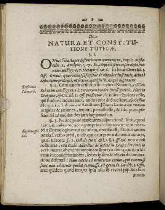 De Natura Et Constitutione Tutelæ.