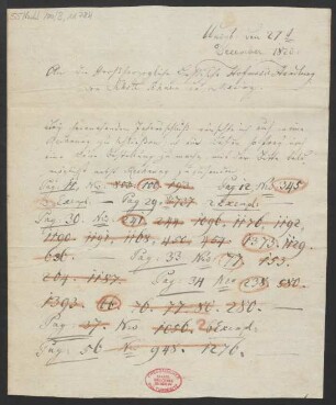 Brief an B. Schott's Söhne : 27.12.1820