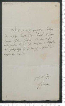 Brief von Paul Erman an Adelbert von Chamisso