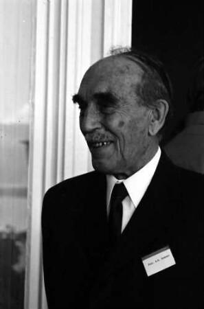 24. Tagung 1974 Chemiker; Kaffeeempfang Hotel Tannenhof: Nikolai N. Semenov