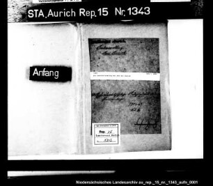 Der Geschäftsumfang bei dem Amt Aurich