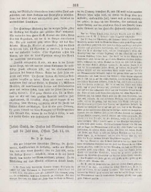 311-312 Joseph Smith, der Stifter des Mormonenthums und die Zahl 666, Offenb. Joh. 13,18