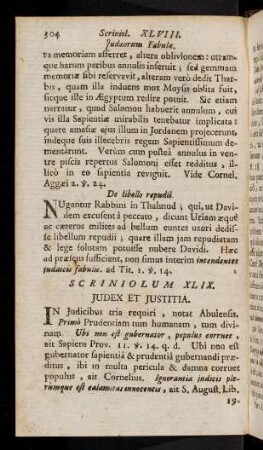 304-322, Scriniolum XLIX. - Scriniolum L.