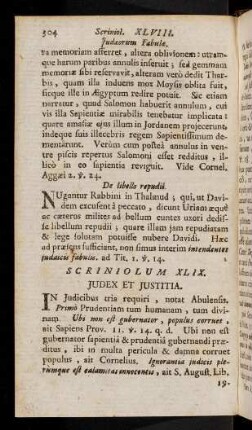 304-322, Scriniolum XLIX. - Scriniolum L.