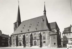 Weimar. Evangelische Stadtkirche Sankt Peter und Paul (1498/1500). Ansicht von Südosten