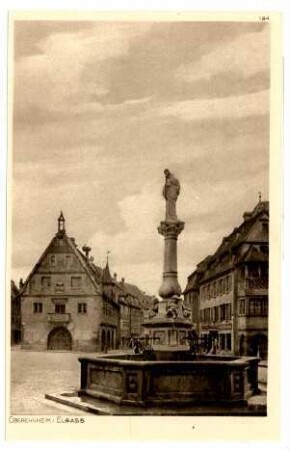 Der Krieg 1914/15 in Postkarten, 20. Reihe, Abt.: Deutschland; Inhalt: Elsaß/1.Gruppe: Nr. 194: Oberehnheim i. Elsass