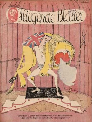 "Mister Eden in seinem Elite-Gala-Monstre-Akt vor den Konservativen: Das britische Empire ist nicht statisch, sondern dynamisch!"
