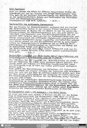 SU überschlägt sich - DDR schweigt : die Hyder Story