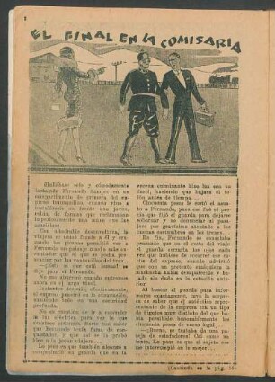 El final en la comisaría