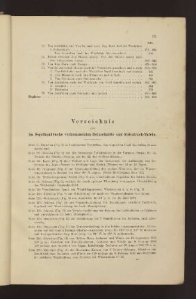 Verzeichnis der im Segelhandbuche vorkommenden Holzschnitte und Steindruck-Tafeln