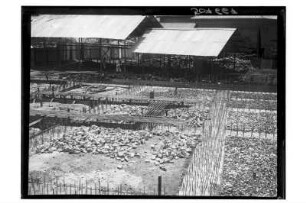 Bauprojekt : Thailand. Fundamente in Eisenbeton im Bau für ein unbekanntes Bauprojekt, 1908/1913