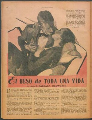 El beso de toda una vida : Un cuento de Barbara Hedworth