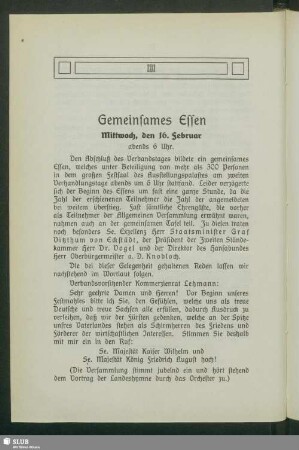 Gemeinsames Essen Mittwoch, den 16. Februar abends 6 Uhr