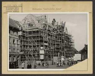 Richtfest: Haus der Sorben in Bautzen. : Zběhanka "Serbskeho domu"