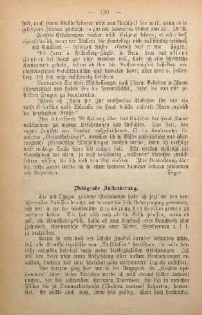 Dringende Aufforderung