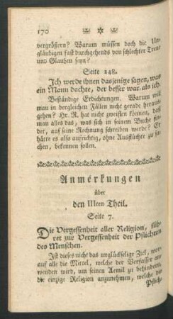 Anmerkungen über den IIIten Theil