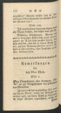 Anmerkungen über den IIIten Theil