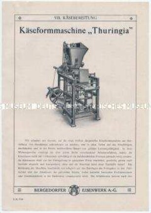 Käseformmaschine "Thuringia"