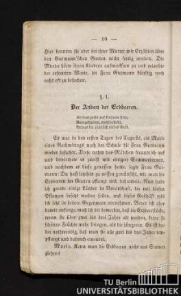 §. 1. Der Anbau der Erdbeeren.