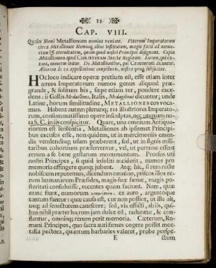 Cap. VIII. - Cap. XV.