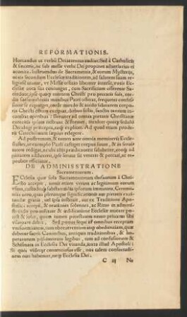 De Adminisstratione Sacramentorum.