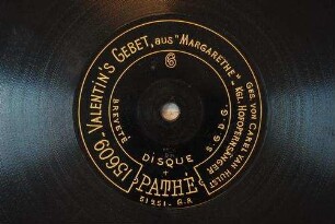 Valentin's Gebet aus "Margarethe" / [Ch. Gounod]