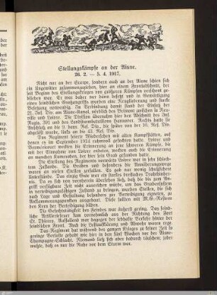 Stellungskämpfe an der Aisne