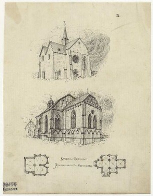 Kapelle zu Girkhausen und Nikolaikapelle zu Obermarsberg - Vergleich, Gesamtgebäude, Grundrisse