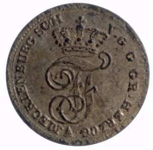Münze, Dreiling (1/128 Taler), 1830