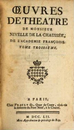 Oeuvres De Theatre, 3