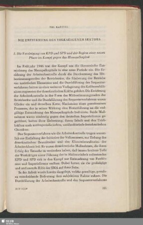 VIII. Kapitel: Die Entstehung Des Volkseigenen Sektors