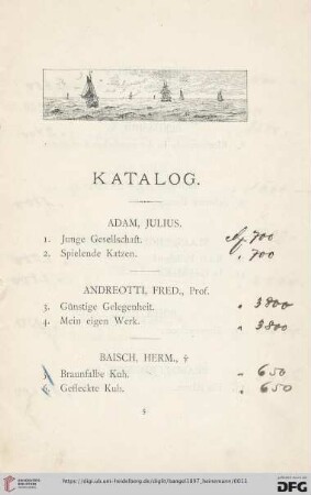 Katalog (Nr. 1-84)