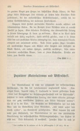 486-506 Populärer Materialismus und Wissenschaft