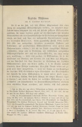 Ärztliche Missionen