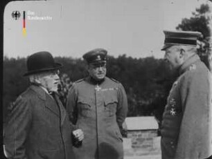 Der Reichskanzler Graf Hertling im Großen Hauptquartier (1918)