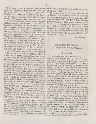 63-64 Die Bildung des Willens : zur Geschichte der deutschen Pädagogik