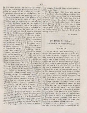 63-64 Die Bildung des Willens : zur Geschichte der deutschen Pädagogik