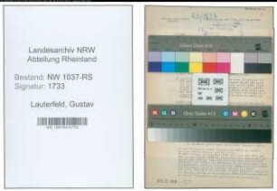 Entnazifizierung Gustav Lauterfeld , geb. 00.00.0000 (Lehrer)