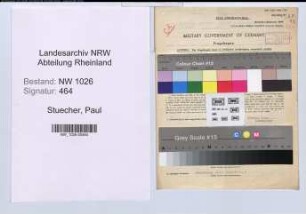 Entnazifizierung Paul Stuecher , geb. 03.02.1902 ()