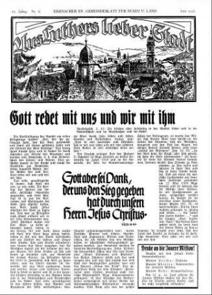Gott redet mit uns und wir mit ihm / Nitzsch