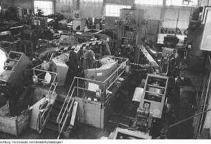 Dresden, Niedersedlitz. VEB Sachsenwerk Niedersedlitz, Oktober 1952