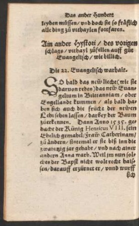 Die 22. Evangelisch warhait.