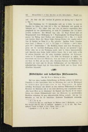 Mittelschüler und katholisches Missionswesen