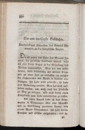 Ein und dreißigste Geschichte - Fünf und dreißigste Geschichte