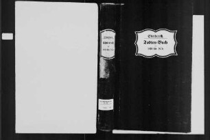 Obertsrot, katholische Gemeinde: Sterbebuch 1810-1869