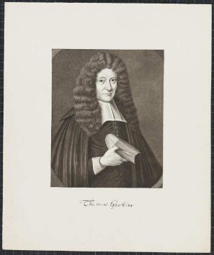 Icones Professorum Marpurgensium — Bildnis des Thomas Gautier (1638-1709)