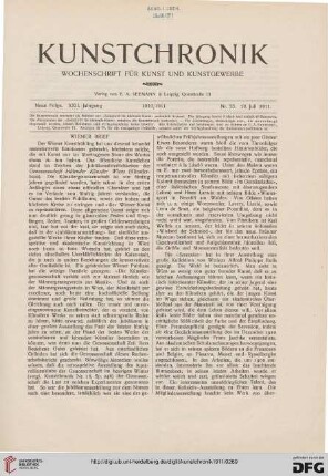 Heft 33 (28. Juli 1911)