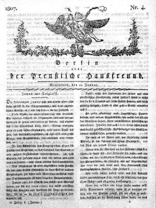 Nr. 4., 10. Januar 1807